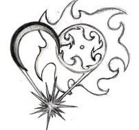 Sun And Moon Together Drawings