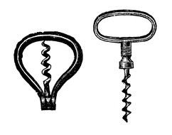 corkscrew and corkscrew handle