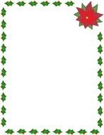 Christmas Borders And Frames drawing