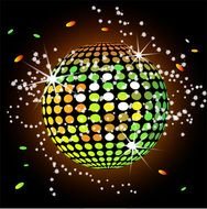 Colorful Disco Ball