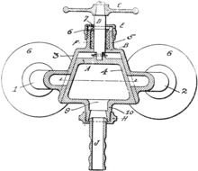 Black and white drawing of the distribution center clipart
