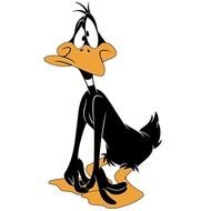 Colorful Daffy Duck clipart