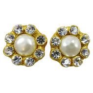 Vintage Chanel Pearl Earrings