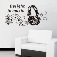 De Nouveaux Mode 2014 Eacutecouteurs Affiche Anime Les Notes Musique 3d