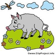 Bildtitel Schwein Bild Clipart Kostenlos