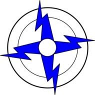 Black Lightning Bolt Clip Art N2