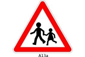 Child Crossing Sign