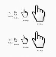 Cursor Hand Pointer Icon