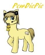 PewDiePie, my little pony character