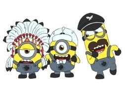 Minions sing Y.M.C.A. song, drawing