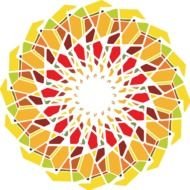 Abstract Flower Clip Art darwing