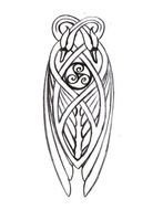 Celtic Swan Tattoo drawing