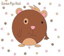 Cute Cartoon Guinea Pig