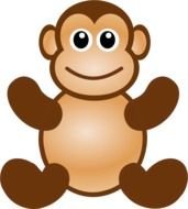 Cartoon Monkey Clip Art N66