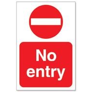No Entry Sign N13