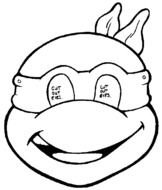 Teenage Mutant Ninja Turtle Coloring Mask