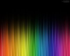 photo of the rainbow spectrum