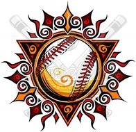 Baseball Sun Clipart Logo In Easy To Edit Vector Format Clip