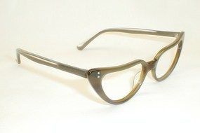 Clip art of Large Cat Eye Glasses Frames