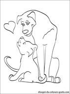 Una Coppia Di Cani In Amore