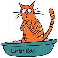 Cat Litter Box Clip Art N13