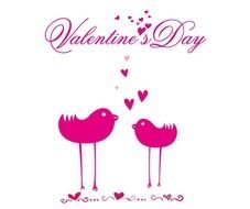 Love Birds Vector Art Free