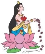 Colorful Cartoon Namaskar clipart