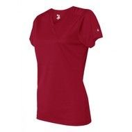 Home raquo Badger Ladies B Dry Core V Neck Tee 4162