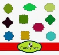 Label Shapes Clip Art N7