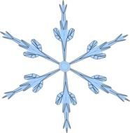 Small Snowflake Clip Art