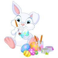 Cute Easter Bunny Clip Art drawing