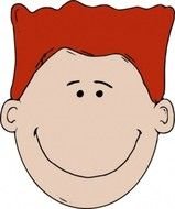 Boy Face Clip Art N30
