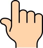 Pointer Finger Clip Art N5