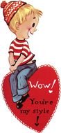 Boy Valentines drawing