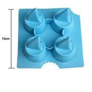 Ice Tray Cool Shark Fin Shape Cube Freeze Novelty Mould