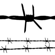 clipart of the Barbed Wire