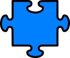 Autism Puzzle Piece Outline