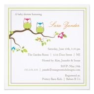 Twin Boy And Girl Baby Shower Invitations