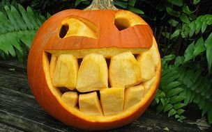 Funny Pumpkin Carving Ideas drawing