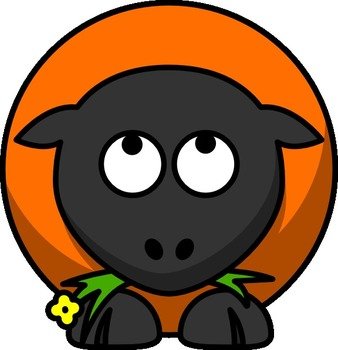Cartoon Sheep Clip Art N44