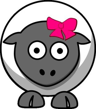 Cartoon Sheep Clip Art N45