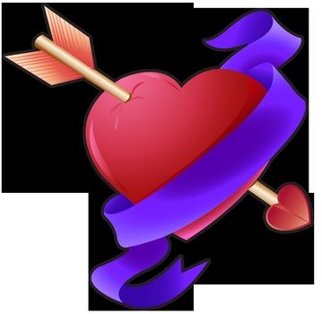 Heart With Arrow Clip Art N19