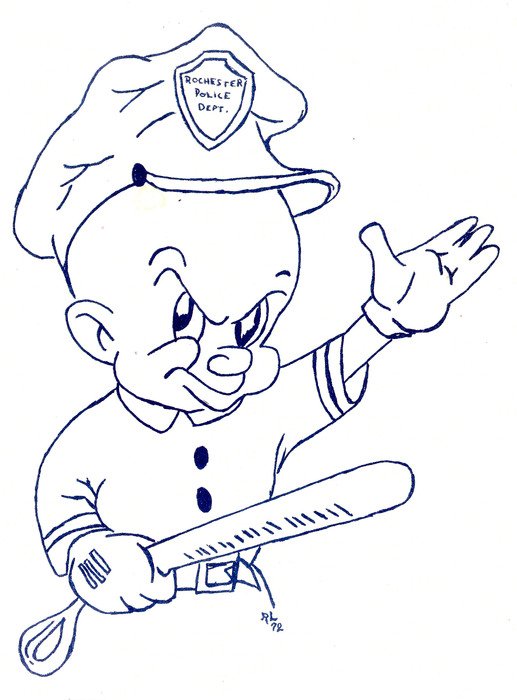 Baby Porky Pig Coloring Pages drawing