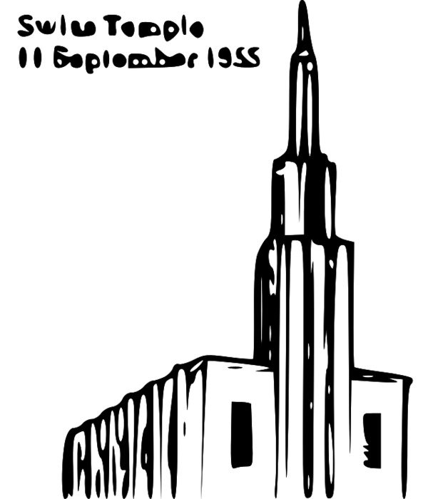 LDS Temple Clip Art N12