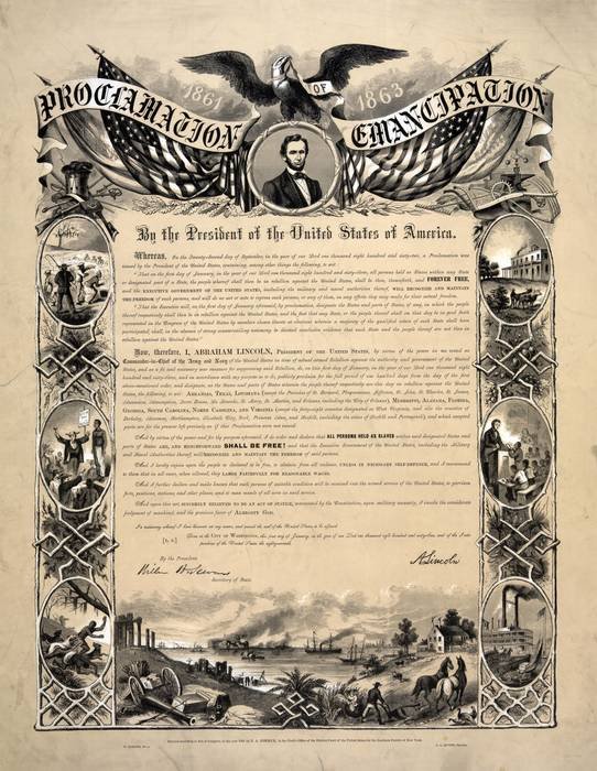 Emancipation Proclamation Darwing Free Image Download