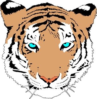Tiger Cartoon Clip Art N26