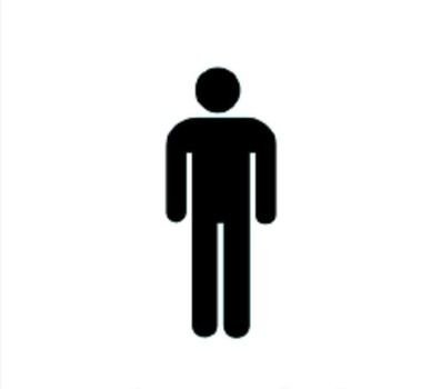 Mens Bathroom Sign