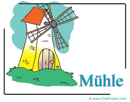Bildtitel M uumlhle Clipart Bild Free
