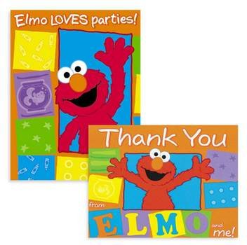 Elmo Birthday Party Invitation Ideas