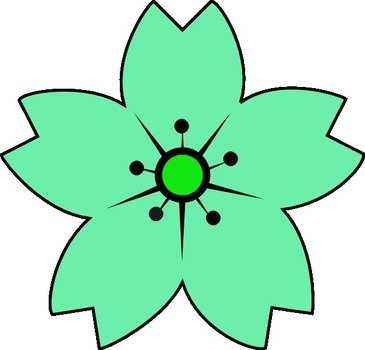 Sakura Flower Clip Art N5